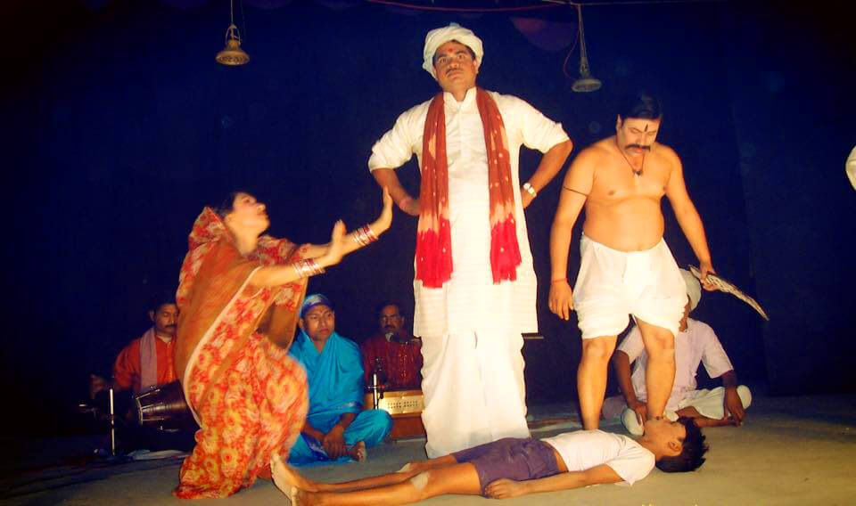 Jat-Jatin folk dance performance in Mithila